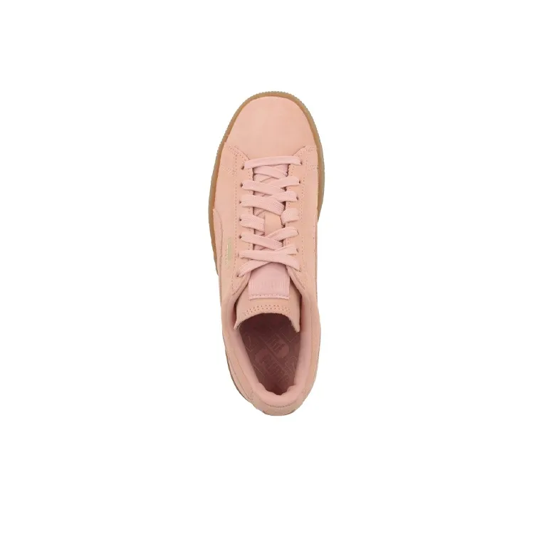PUMA Suede Classic Low Top Skateboard Shoes Women's Pink-2
