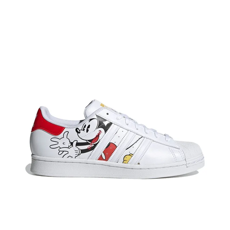 Adidas Superstar Disney Mickey And Minnie White Vivid Red-1