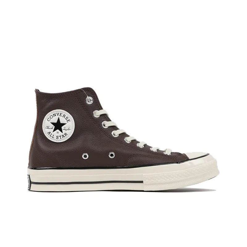 Converse Chuck Taylor All Star 70 Hi Leather Colorblock Dark Root Brown-1