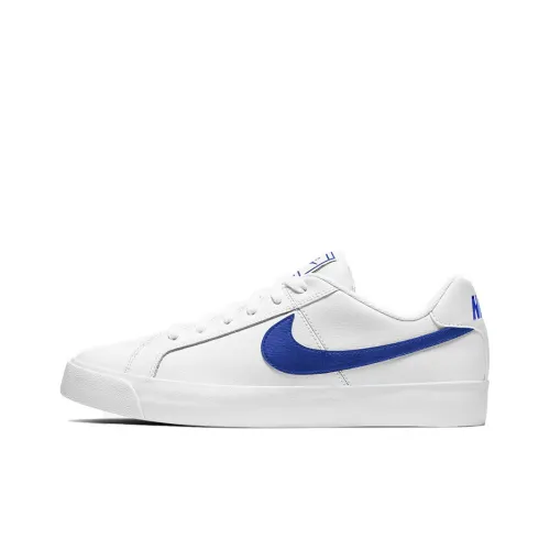 Nike Court Royale Skateboard Shoes Men Low-Top White/Blue