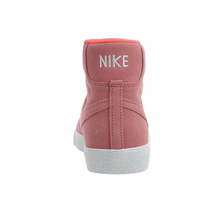 Nike Blazer '77 Cushioned Wear-Resistant Lightweight Mid-Top Skateboard Shoes GS Pink-4