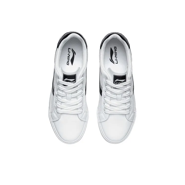 LINING Skateboard Shoes Women's Low-Top White/Black-2