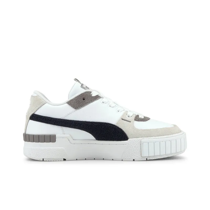 PUMA Cali Series Skateboard Shoes Women's Low-Top White/Black/Gray-1
