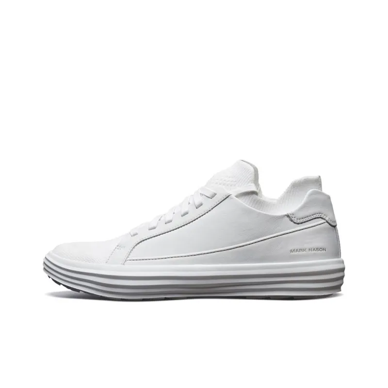 Skechers Shogun Skateboard Shoes Men Low-Top White-0