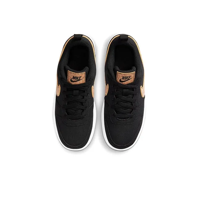 Nike Court Borough Low 2 Canvas Black Praline GS-3