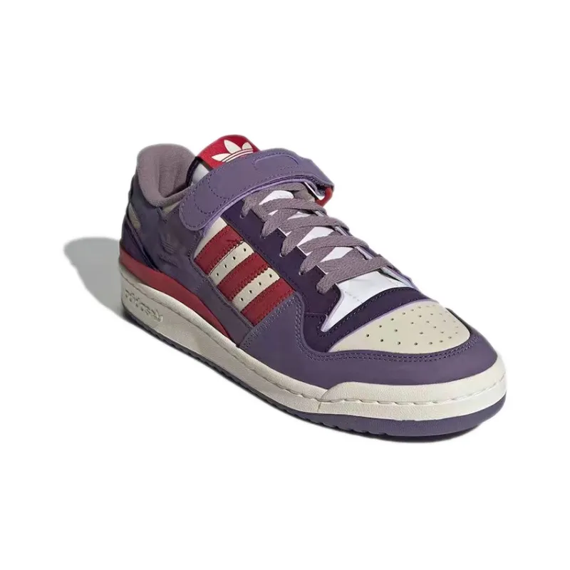 Adidas Originals Forum 84 Low Shoes 'Light Purple Red White'-2