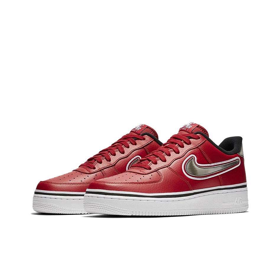 Nike nba air force 1 red hotsell