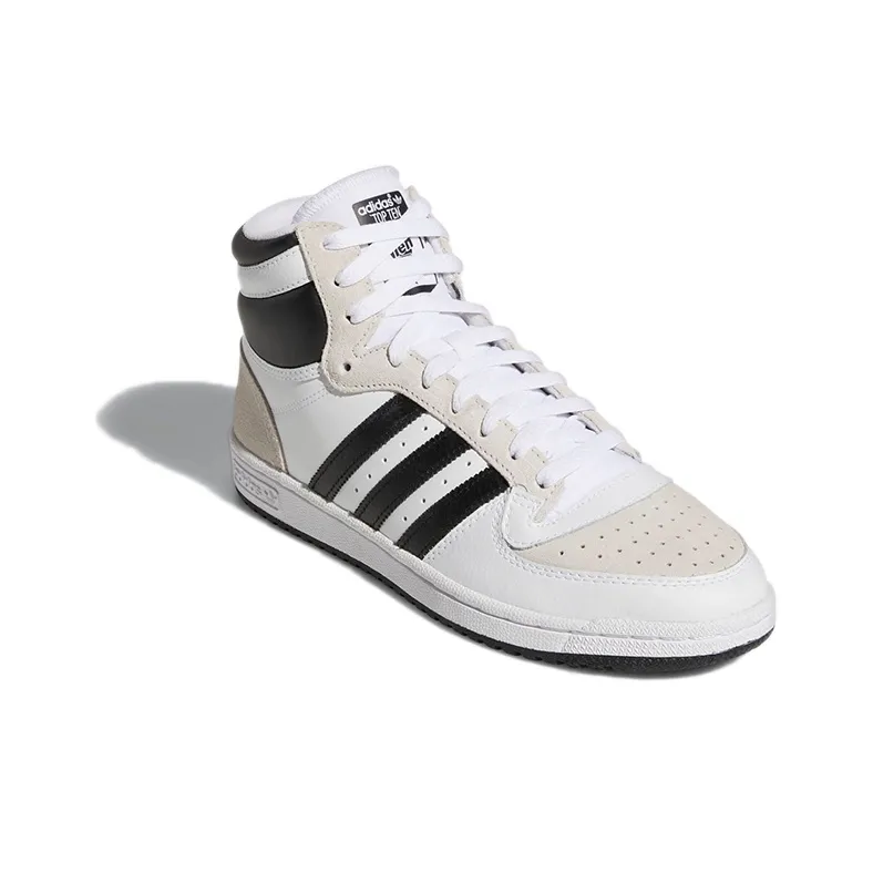 Adidas Top Ten Hi White Black Taupe-2