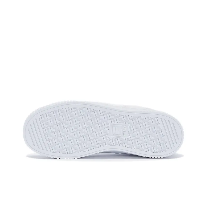 FILA Wear-Resistant Slip-Resistant Cushioning Low-Top Skateboard Shoes Unisex White-5