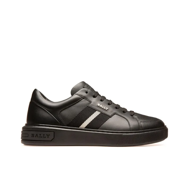 BALLY Anti Slip Wear Resistant Low Top Skateboard Shoes Men's Black-1