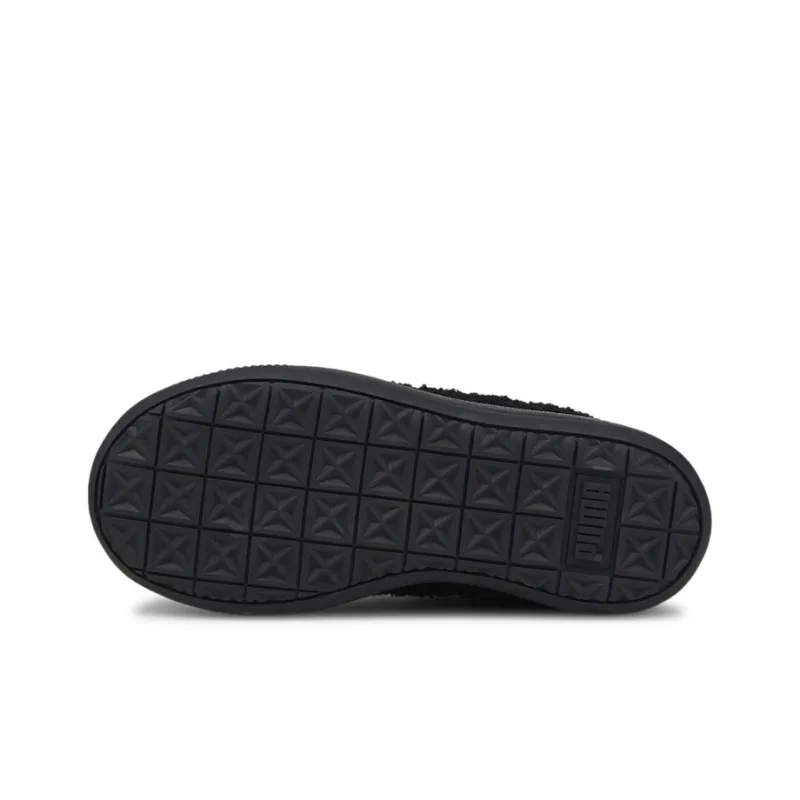 PUMA Suede Mayu Slip On Teddy Black Women's-5