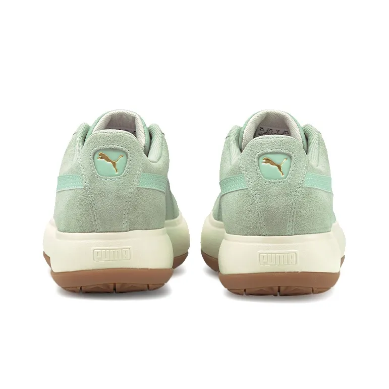 PUMA Suede Mayu Sneakers 'Green Cream White' Women's-3