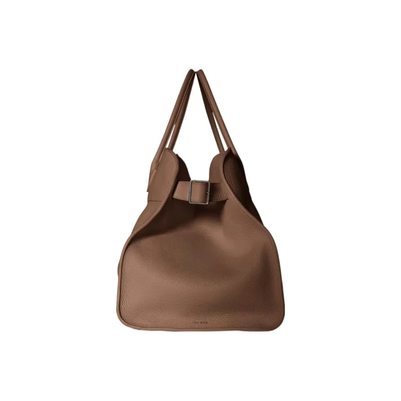 THE ROW Soft Margau Grained Calfskin Tote Bag Shopping Bag Handbag Women's Taupe-2