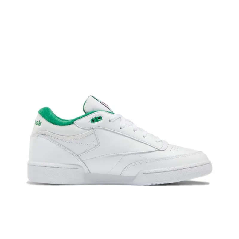 Reebok Club C Mid Ii Cozy Wear Resistant Skate Shoes Unisex White-1