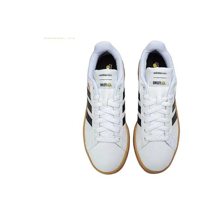 Adidas Neo X Smiley Grand Court 'Black White'-2