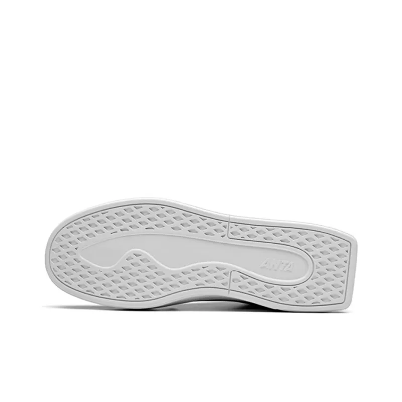 Anta Life Collection Coverage Anti-Slip And Wear-Resistant Breathable High-Top Skateboard Shoes Men's Black White Red-4