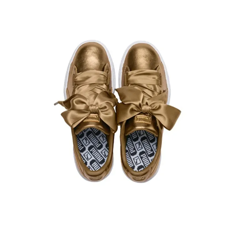 PUMA Basket Heart Luxe Retro Casual Skateboarding Shoes Women's-3