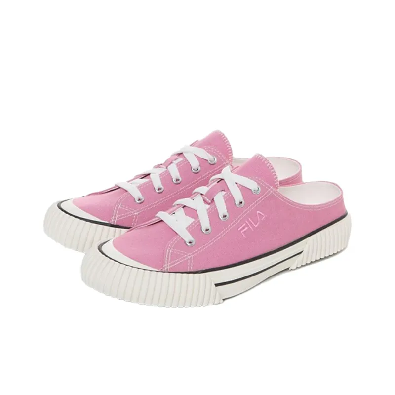 FILA Bumper Mule Ver 2 Slip Resistant, Abrasion Resistant, Breathable Low Top Skateboard Shoes Unisex Pink-1