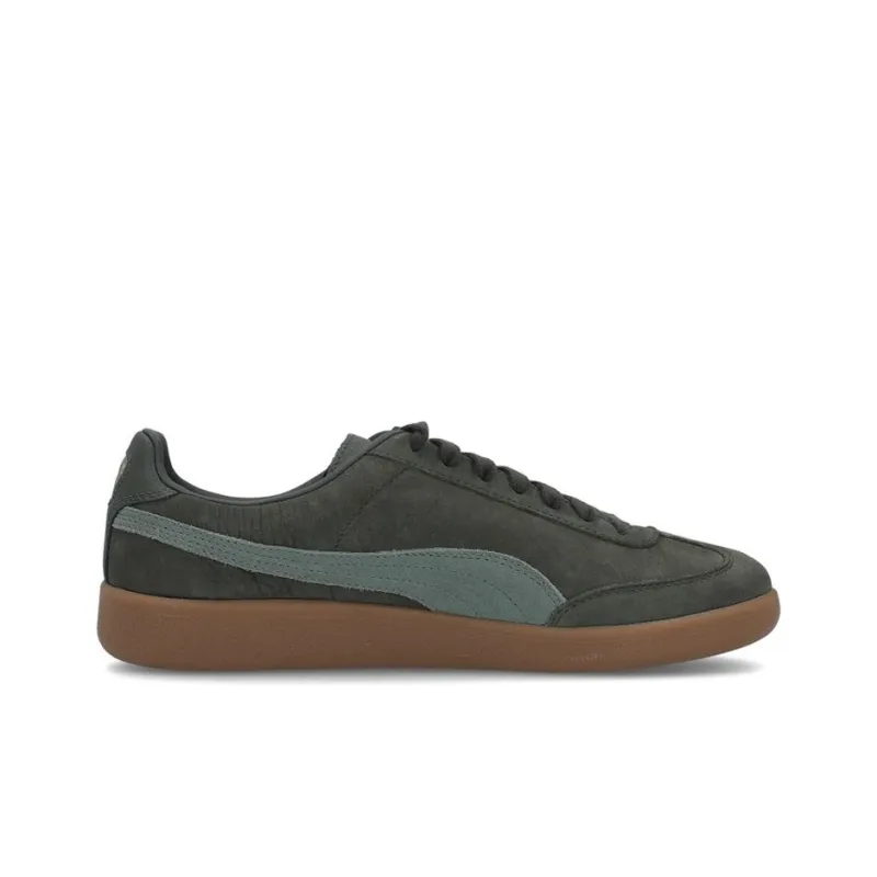 PUMA Madrid Nbk Wear-resistant And Lightweight Low-Top Skateboard Shoes Men's Green Brown-1