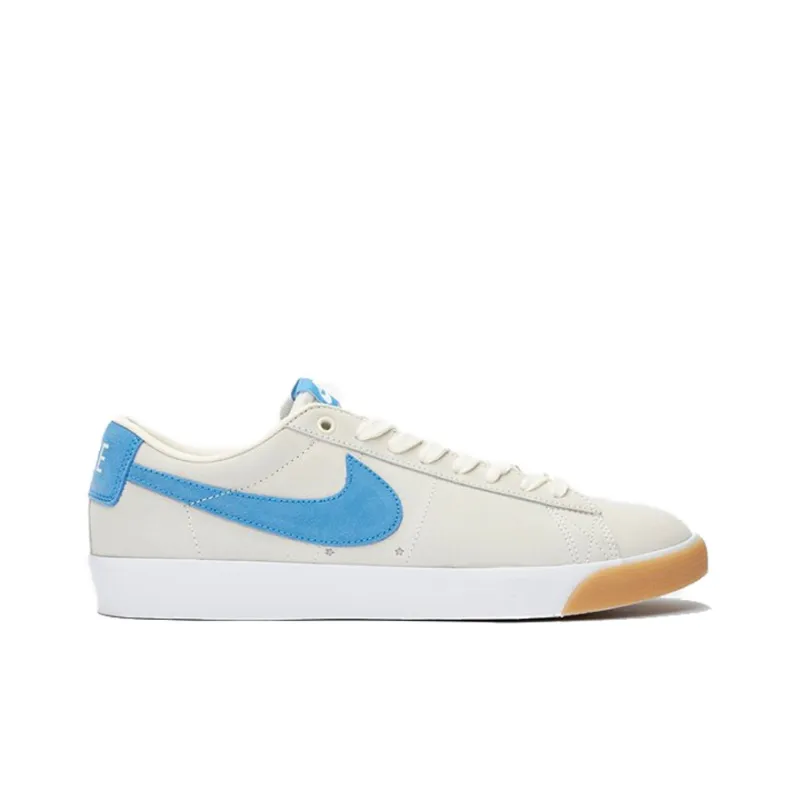 Nike Sb Blazer Low Pale Ivory Pacific Blue-1