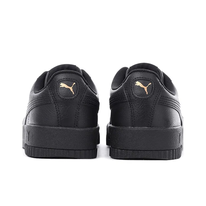 PUMA Carina Leather 'Black Gold' Women's-4