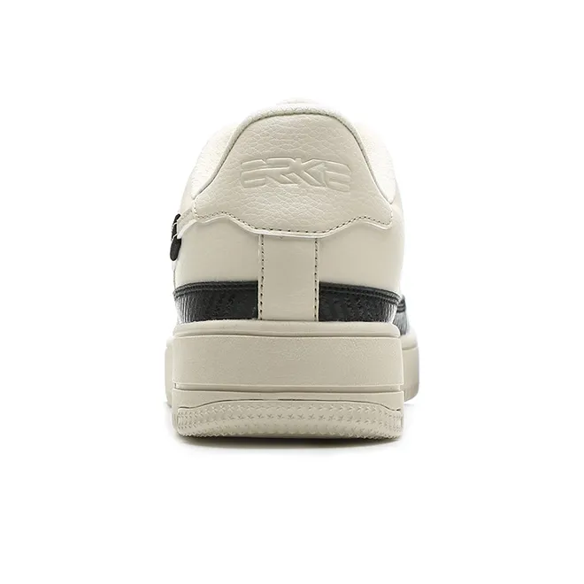 Erke Slip Resistant Cushioning Wear Resistant Low Top Skateboard Shoes Men's Warm Linen-3