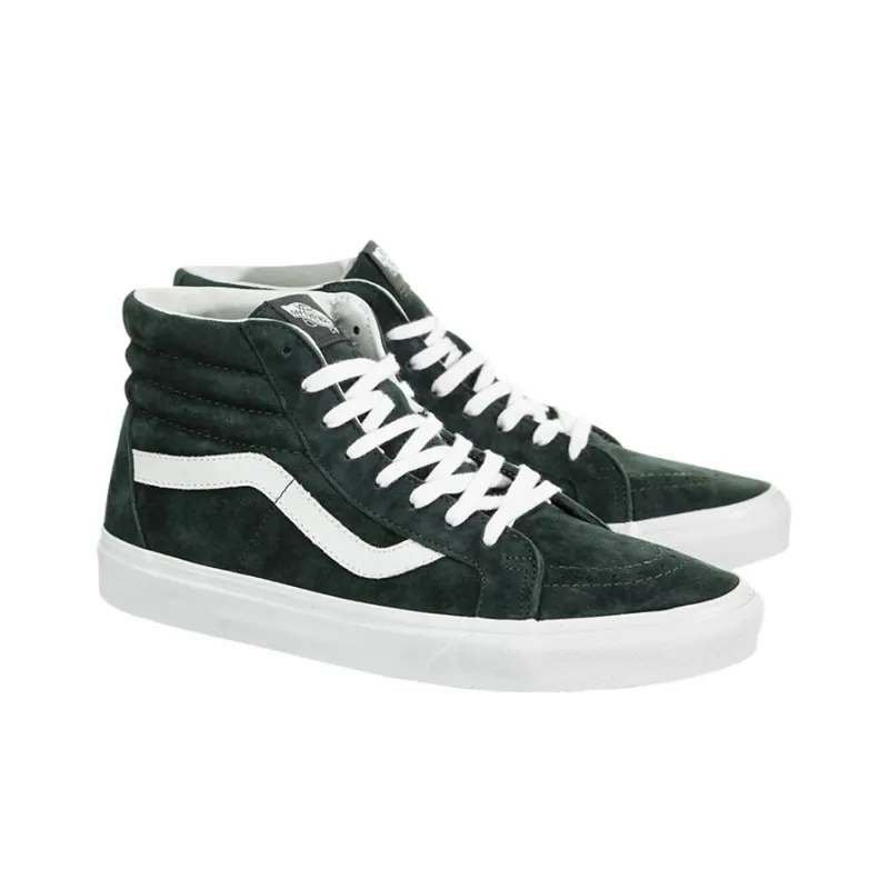 Vans Sk8 Hi Re Issue Pig Suede Darkest Spruce-2