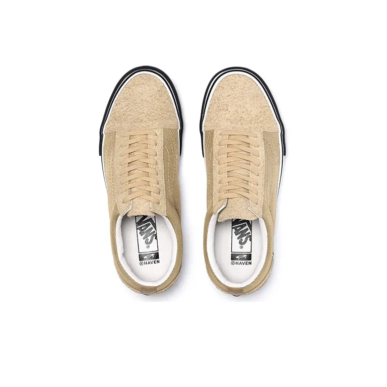 HAVEN x Vans Old Skool Vault Lvt L Anti-Slip Wear-Resistant Low-Top Skateboard Shoes Unisex Brown-4