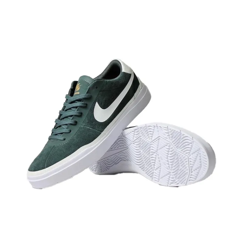 Nike SB Bruin Anti-Slip Wear-Resistant Low-Top Skateboard Shoes Men's Dark Green-4