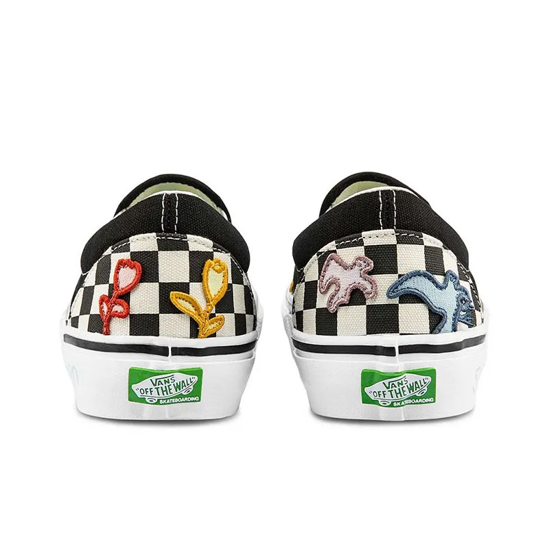 Vans Skate Slip On Skateistan Checkerboard-4