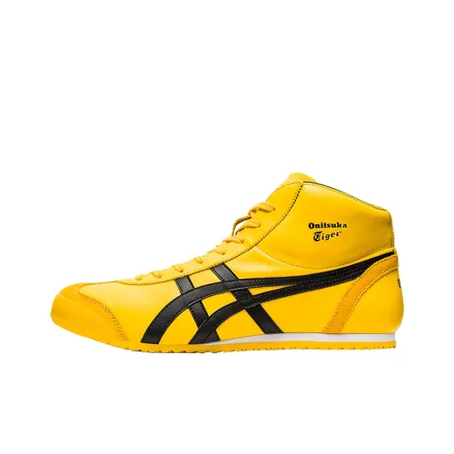 Onitsuka Tiger MEXICO 66 Skateboard Shoes Unisex Mid-Top Yellow