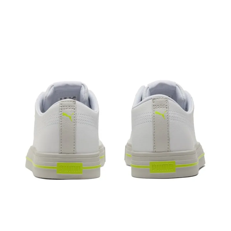 PUMA Ever Low Top Casual Skate Shoes White Yellow Unisex 'White Yellow Gray'-3