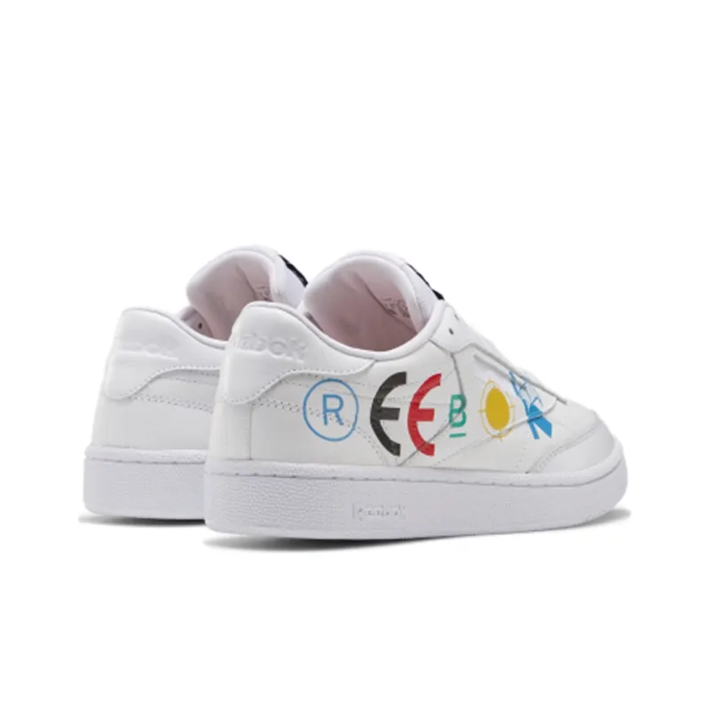 Reebok Club C 85 BlackEyePatch White-3