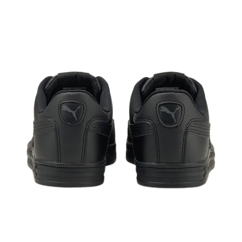 PUMA Unisex Smash Vulc V3 Low Top Sneakers Black-3