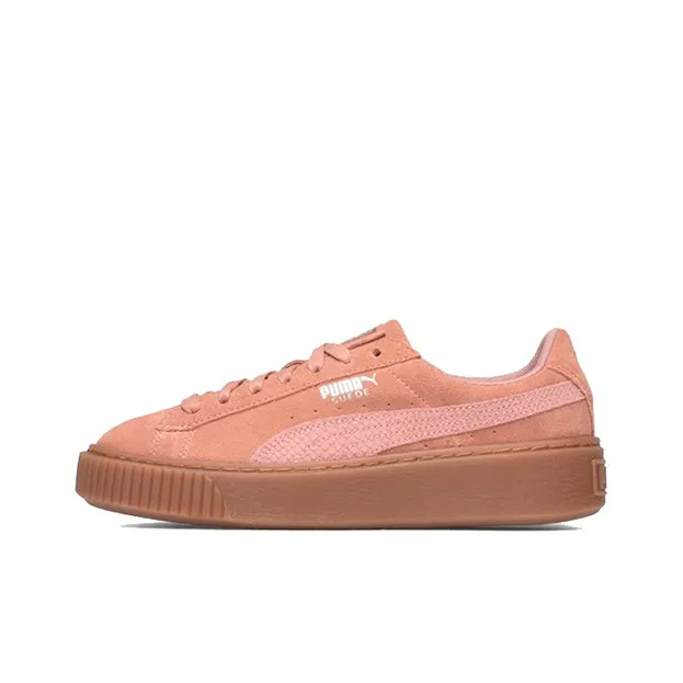 PUMA Suede Platform 'Pink Brown' Women's-0