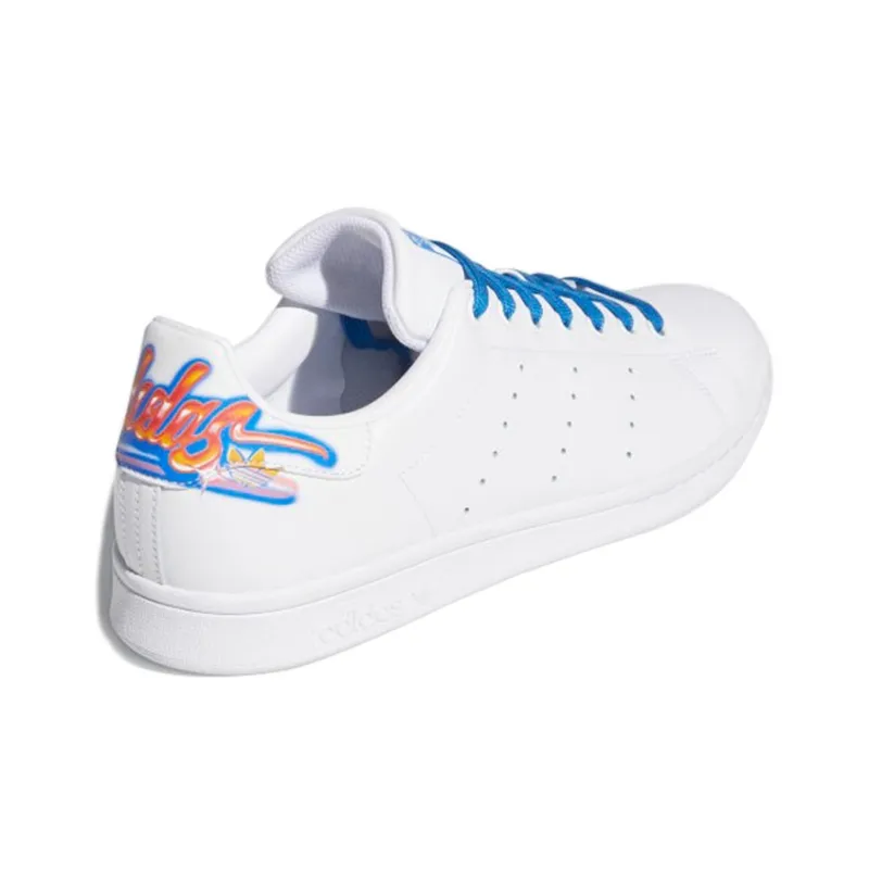 Adidas Stan Smith White Bluebird-2