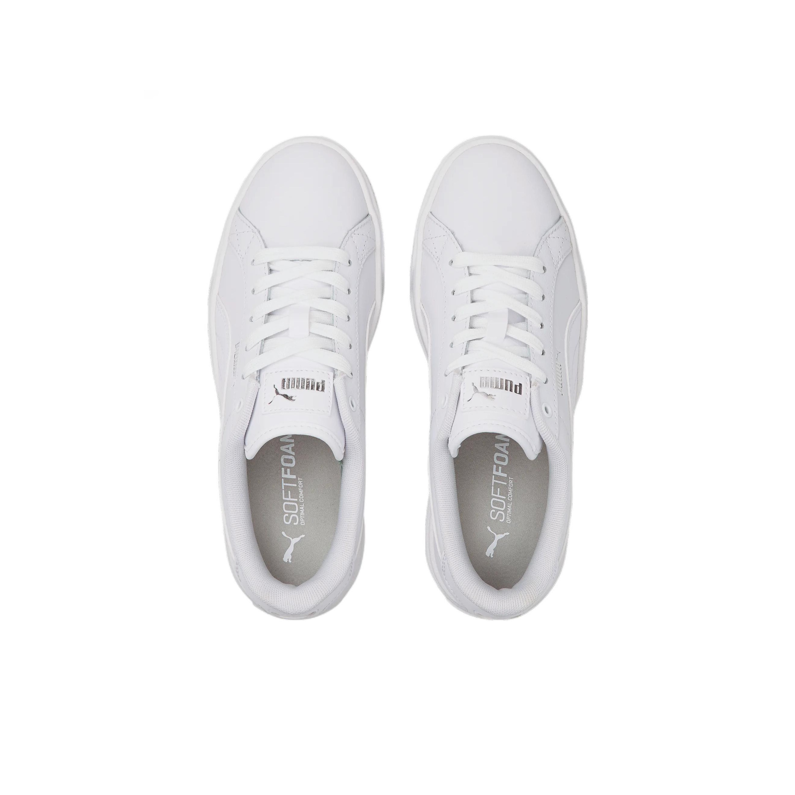 PUMA Karmen Leather 'White' Women's - POIZON