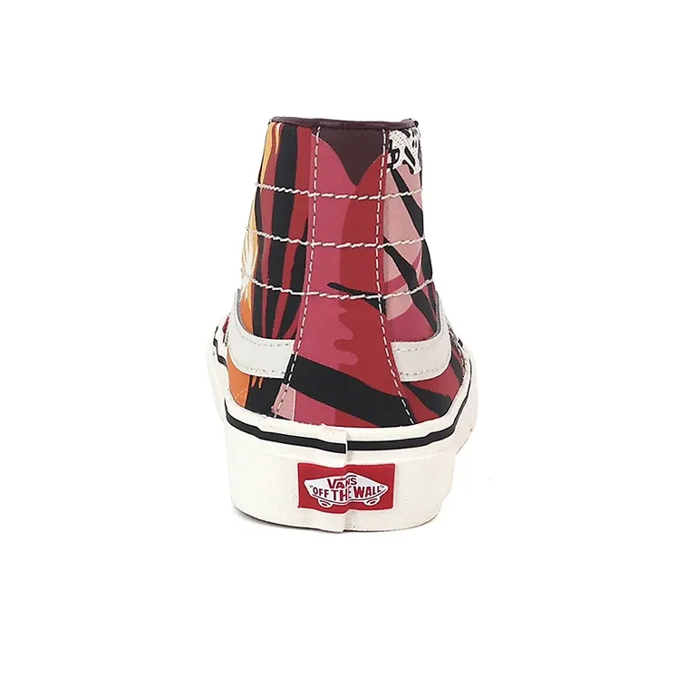Vans SK8 Hi Sf Multicolor Red White Orange-3