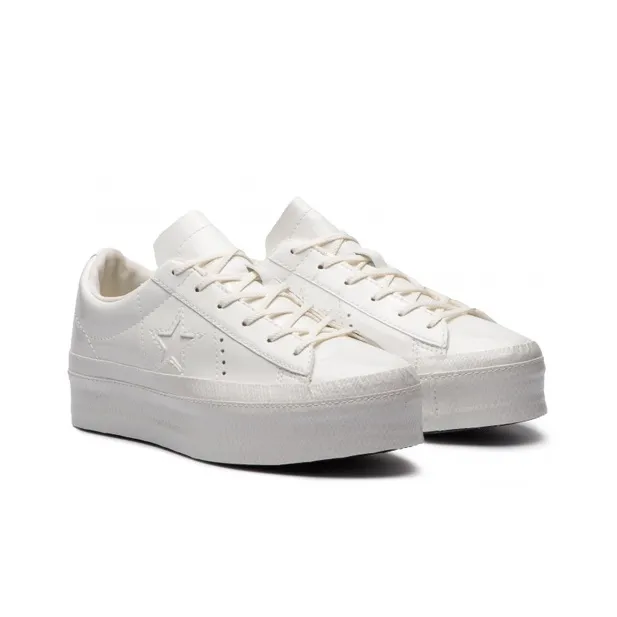 Converse Women's One Star Platform Low 'Vintage White' Women's-2