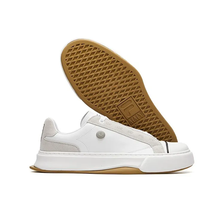 MIHARA YASUHIRO x FILA CRYPTO Anti Slip Wear Resistant Low Top Skateboard Shoes Men's White Gray-5