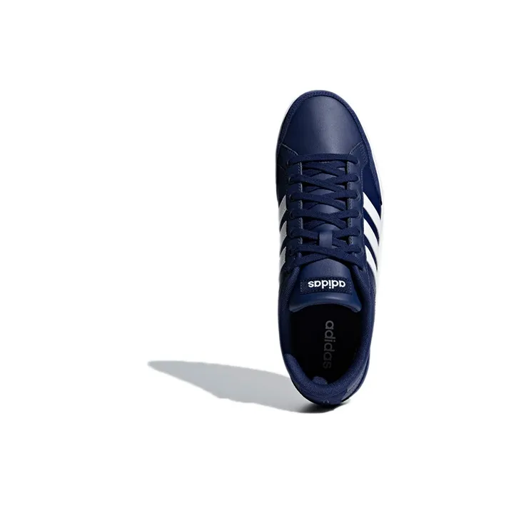 Adidas Neo Caflaire Slip-Resistant Low-Top Skateboard Shoes Men's Blue White-4