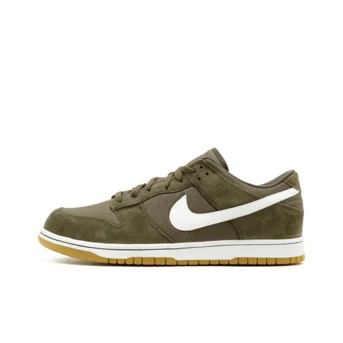 Nike Dunk Skateboard Shoes Men Low-Top Green/White