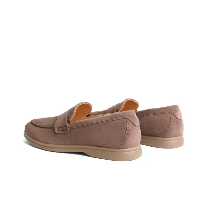 BELLE Dress Shoes Men Low Top Gray/Coffee-2