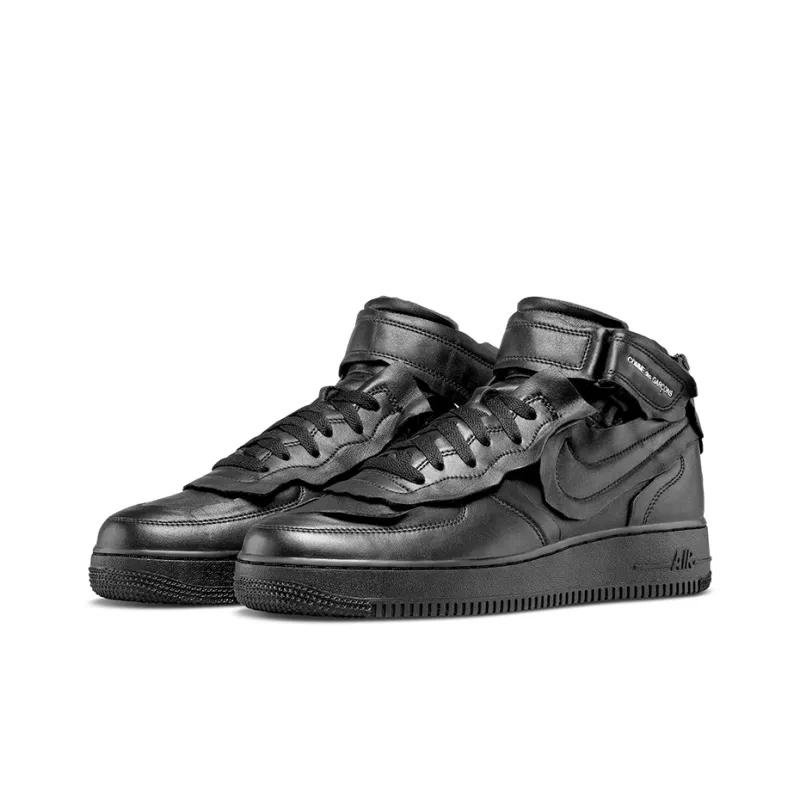 Nike Air Force 1 Mid Comme Des Garcons Black-2