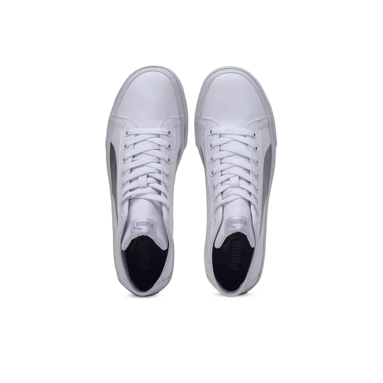 PUMA Skateboard Shoes Men High-Top White-2