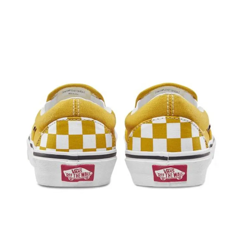 Vans Checkerboard Classic Slip On 'Yolk Yellow'-3