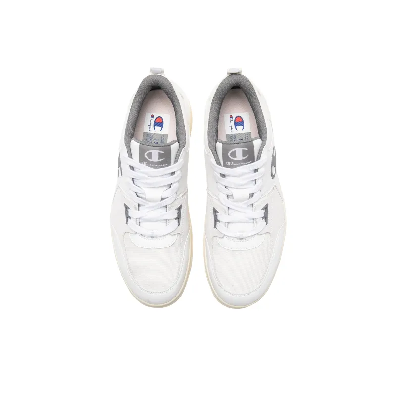 Champion Essentials Collection Dado Trainer Low Low Top Skateboard Shoes Men's White Ice Frost Gray-2