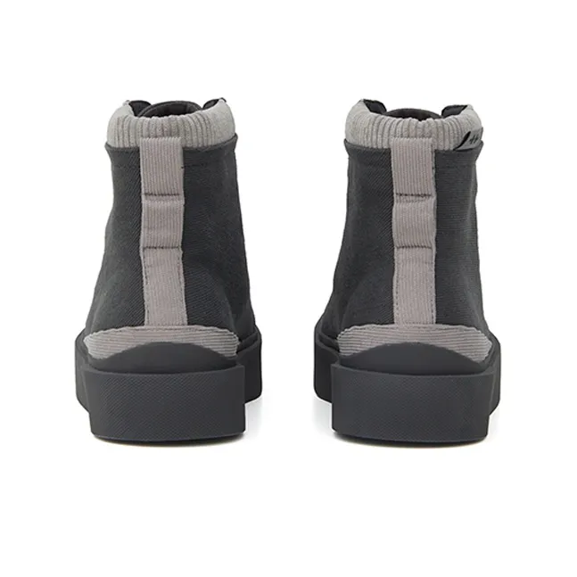 EQLZ EQUALIZER Fault High Skateboard Shoes Unisex Black Stone-5