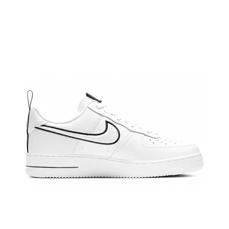 Nike Air Force 1 Low White Black Outline Swoosh-1