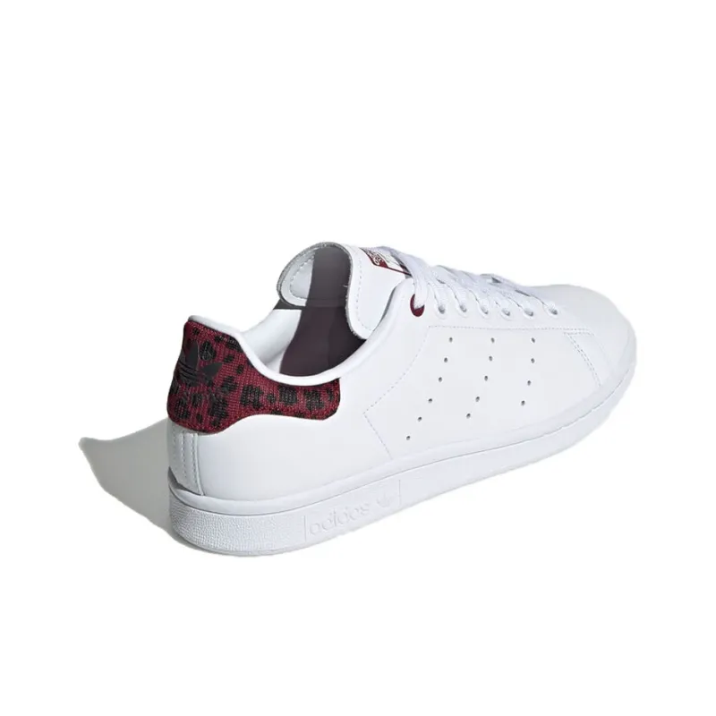 Adidas Women's Stan Smith 'White Collegiate Burgundy' Women's-2